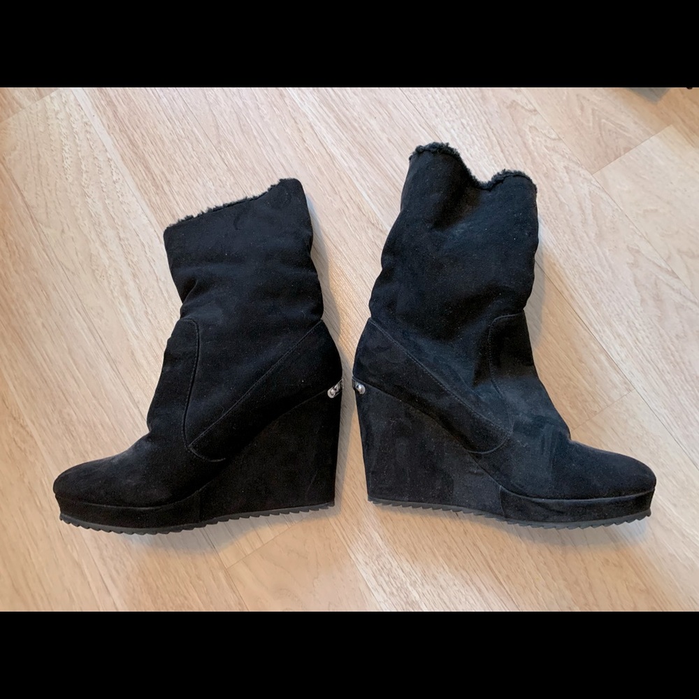 Juicy Couture Wedge Boots Size 10